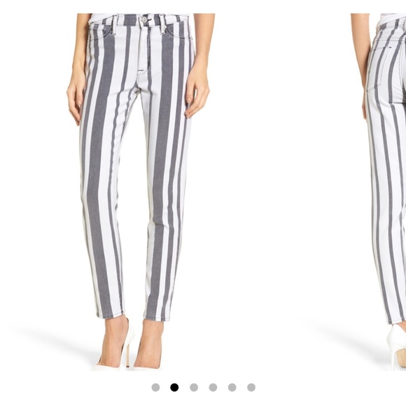 Hudson Jeans Barbara High Waist Ankle Super Skinny Jeans in Undertaking 30 - Picture 6 of 9